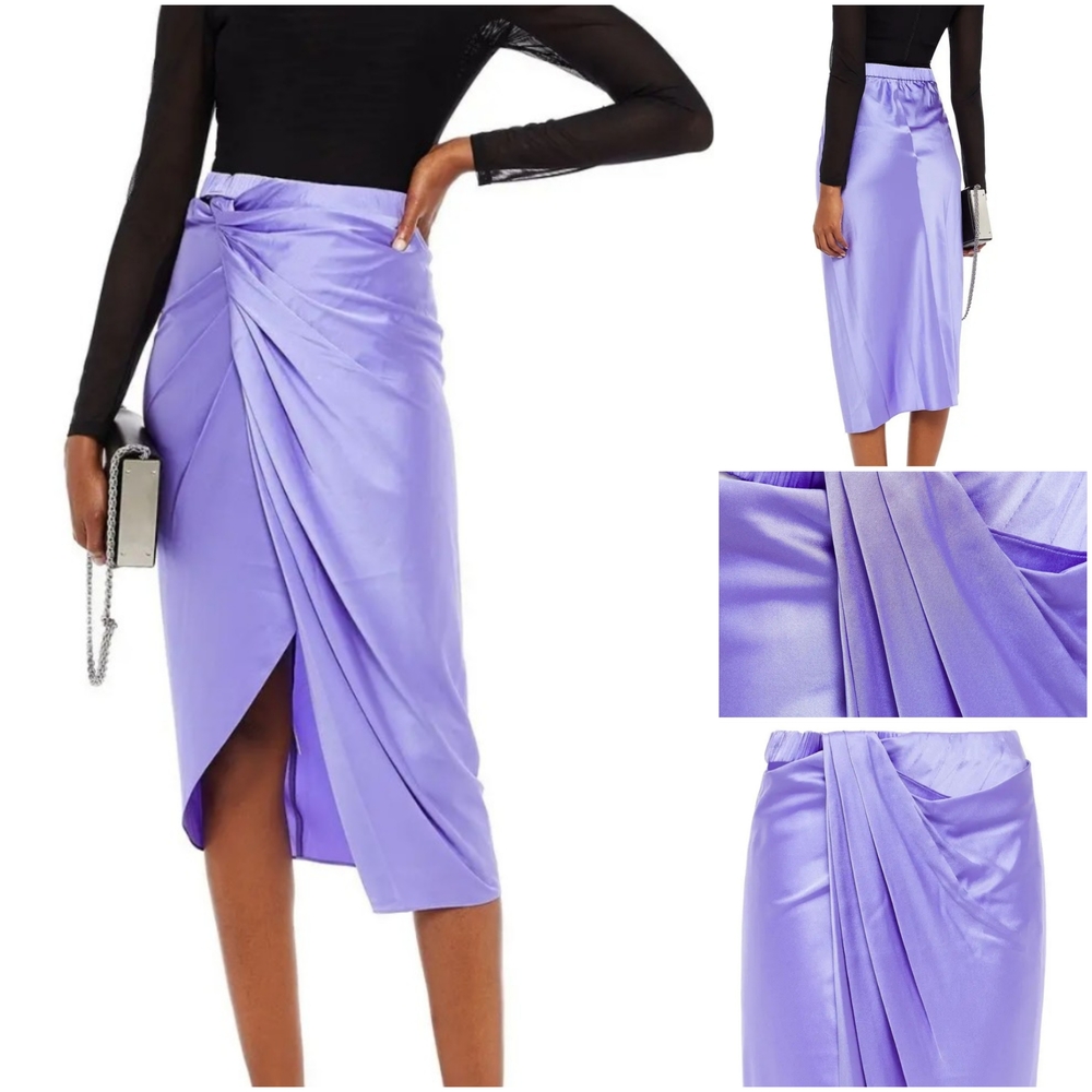 Elegant Purple Women's Skirt